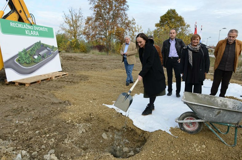 Započela gradnja fiksnog reciklažnog dvorišta u Klari